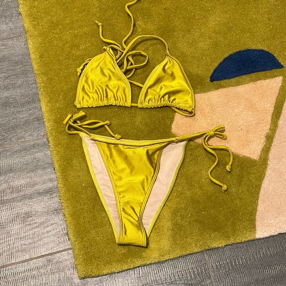 Los Angeles Apparel Swim Los Angeles Apparel String Bikini Poshmark